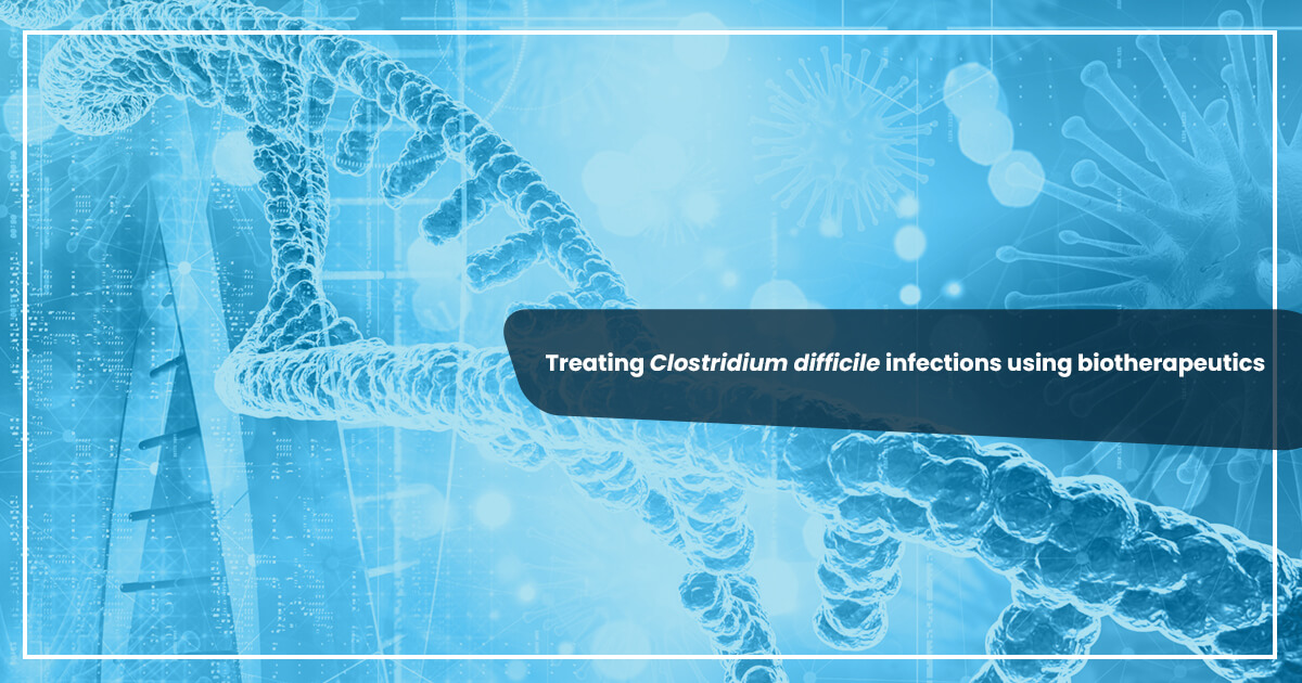 Treating Clostridium difficile infections using biotherapeutics