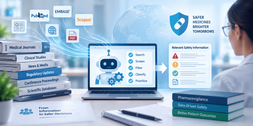 Literature Monitoring for Pharmacovigilance